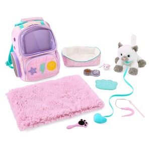 Member's Mark Kids Cat Backpack Pet Carrier Set, 10 pc.